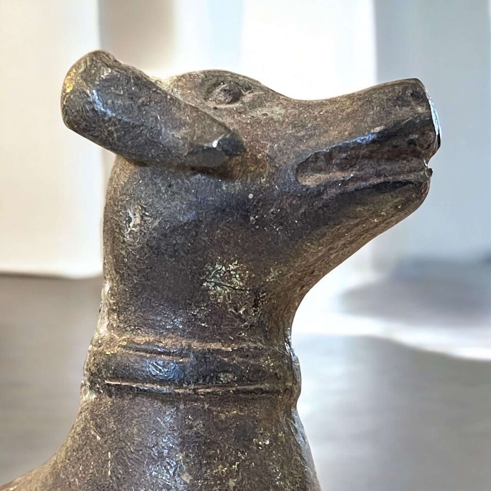 Antique Chinese Bronze Han Dynasty Style Dog photo 199.0