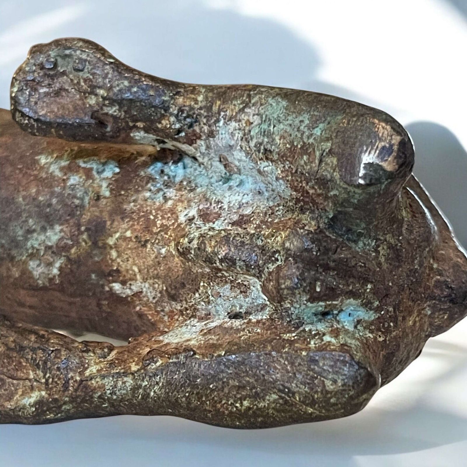 Antique Chinese Bronze Han Dynasty Style Dog photo vinterior