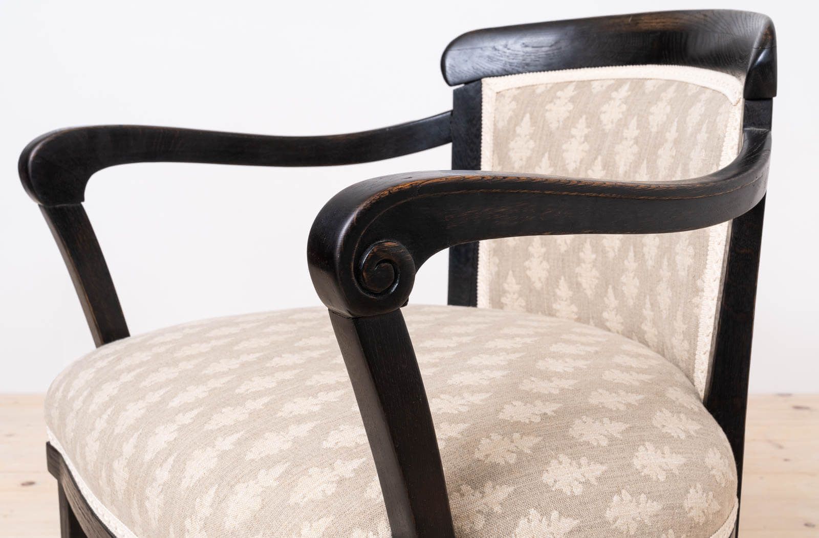 Set Of 2 Biedermeier Armchairs In Rustic, Countryside Style, Austria, Circa 1850 photo vintage