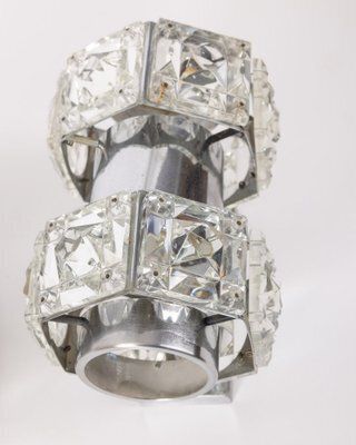 Vintage Crystal Wall Lamps From Kinkeldey, 1960s, Set Of 2 photo vintage