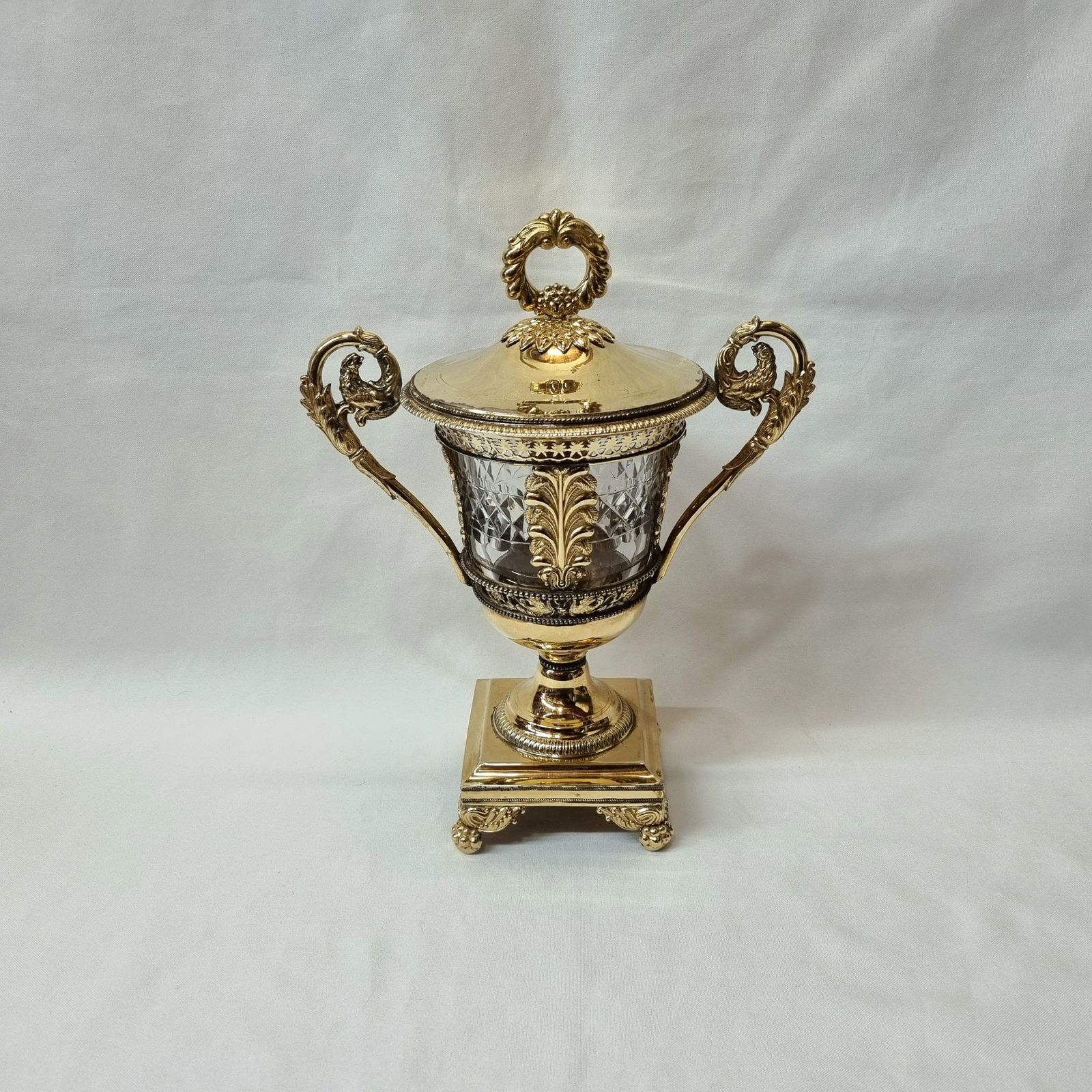 An Eye Catching And Imposing Antique Silver Gilt Confiturier Or Drageoir By Louis Dupre, A Master Silversmith Working In Paris Circa 1830 photo furniture