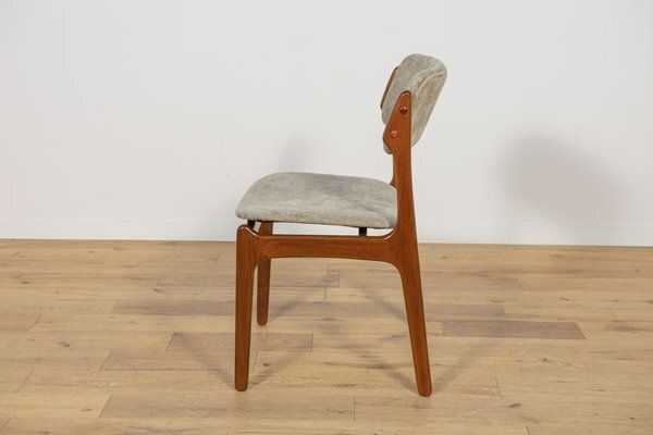 Furniture Mid Century Model 49 Dining Chairs In Teak By Erik Buch For Odense Machine Gunning, 1960s, Set Of 8 photo