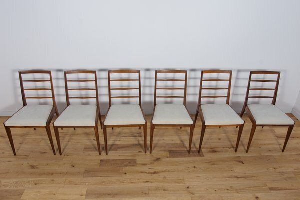 Mid Century Modern Teak Dining Chairs From McIntosh, 1960s, Set Of 6 photo for sale