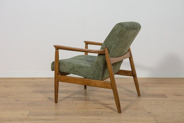 photo vinterior Set Of Mid Century Modern Gfm 64 Chairs By Edmund Homa For Gościcińskie Furniture Factory, 1960s