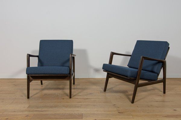 Set Of Model 300 139 Chairs From Swarzędz Furniture Factory, 1960s