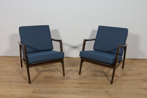 Set Of Model 300 139 Chairs From Swarzędz Furniture Factory, 1960s photo furniture