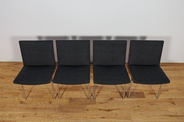 Model Ap 38 Airport Chairs By Hans J. Wegner For Ap Stolen, Denmark, 1950s, Set Of 4 photo for sale