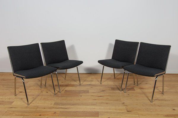 Model Ap 38 Airport Chairs By Hans J. Wegner For Ap Stolen, Denmark, 1950s, Set Of 4 photo 4614.0