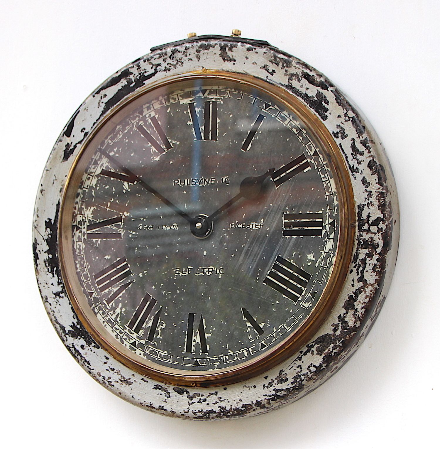 1950s British Office/Commercial Industrial Wall Clock. Fully Guaranteed photo furniture