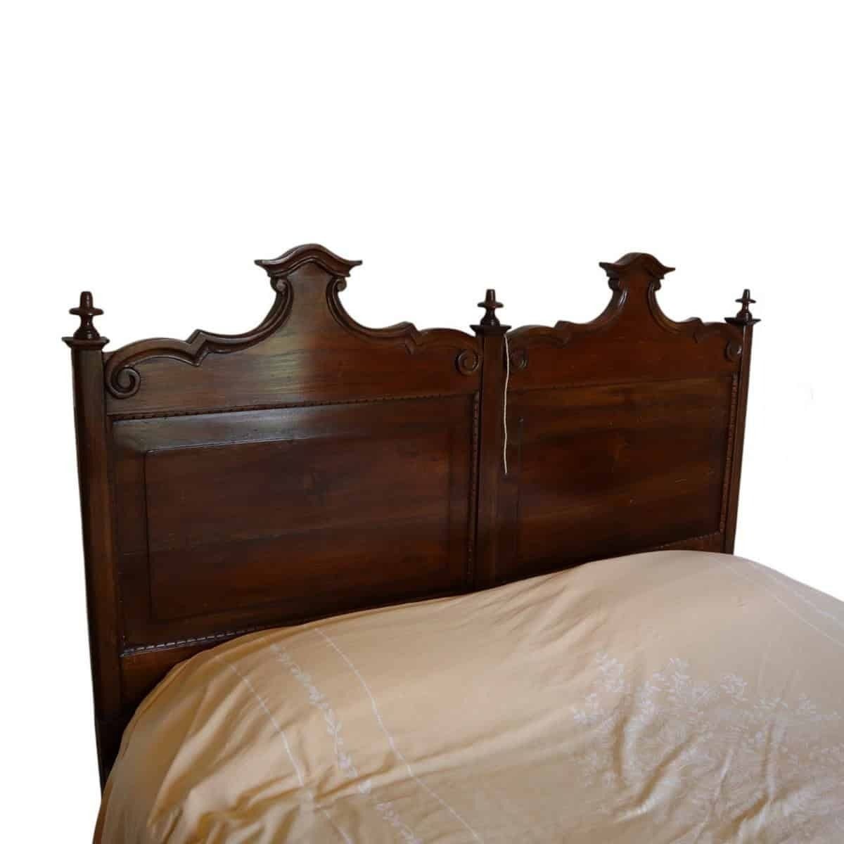 Vintage Solid Wood Double Bed photo furniture