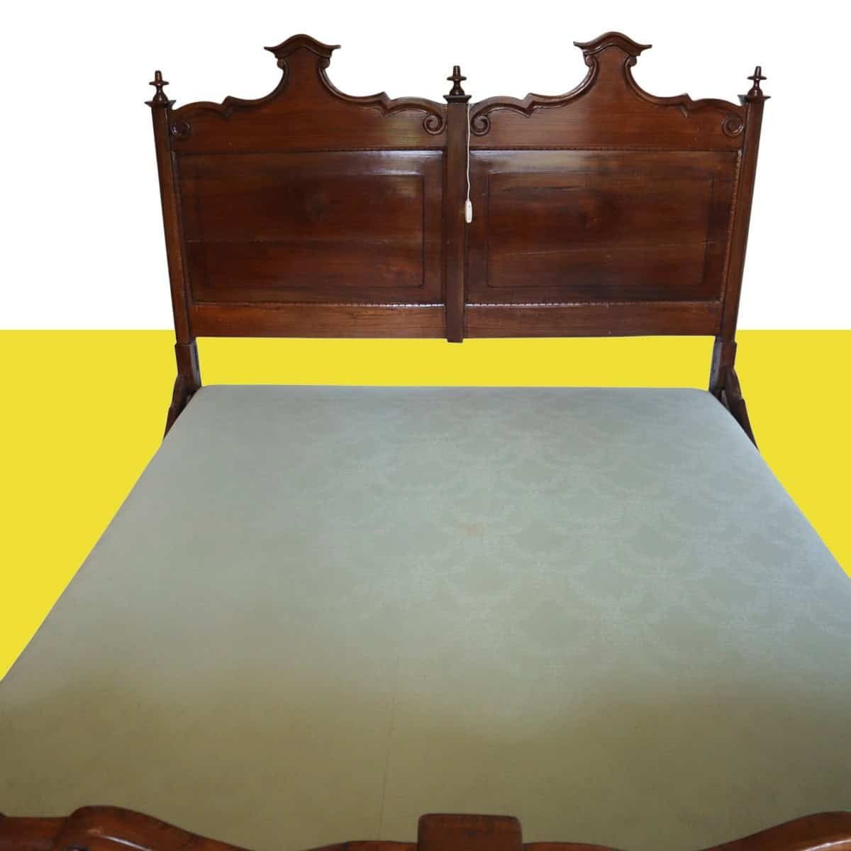 Vintage Solid Wood Double Bed photo buy