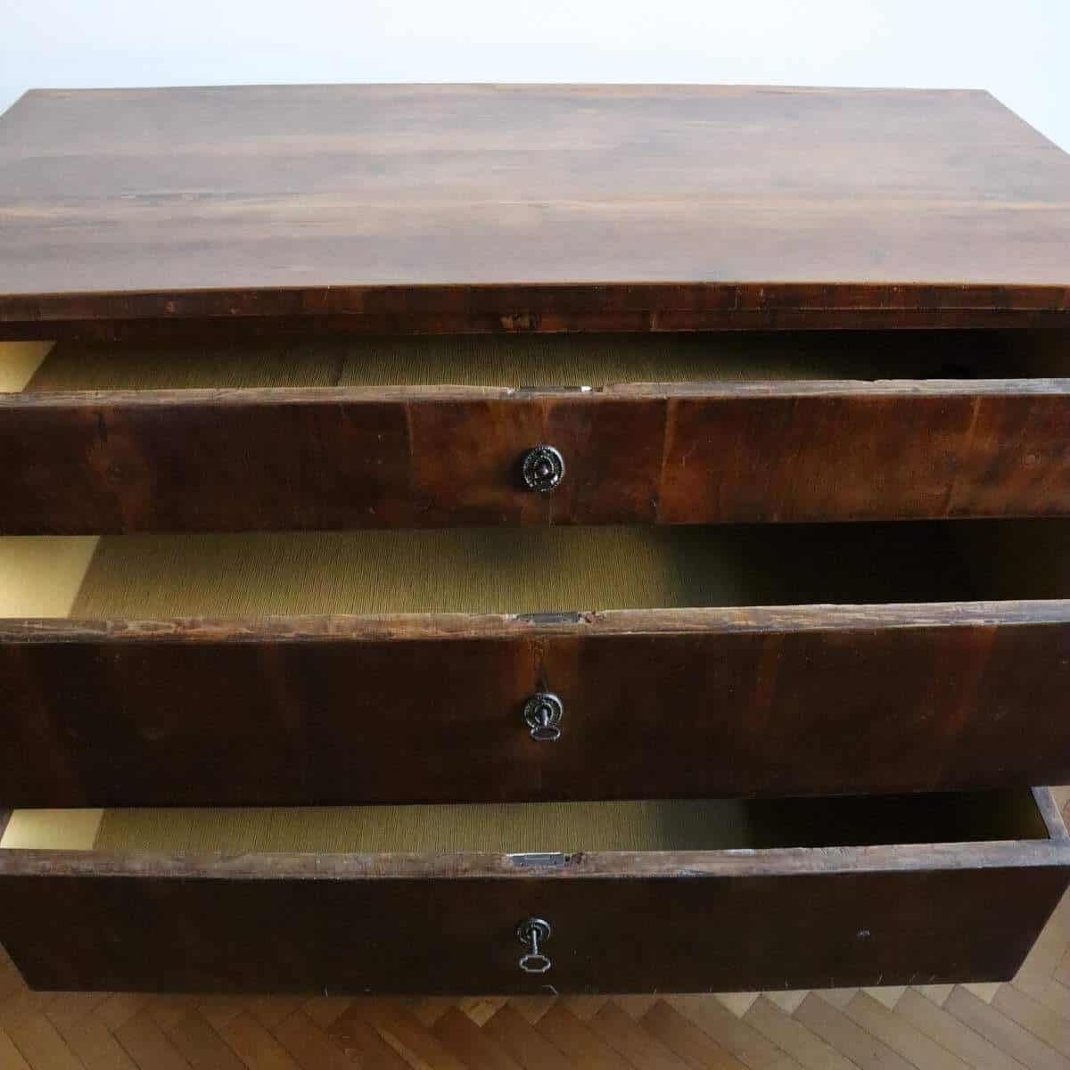 19th Century Three Drawer Chest Of Drawers photo 1286.0