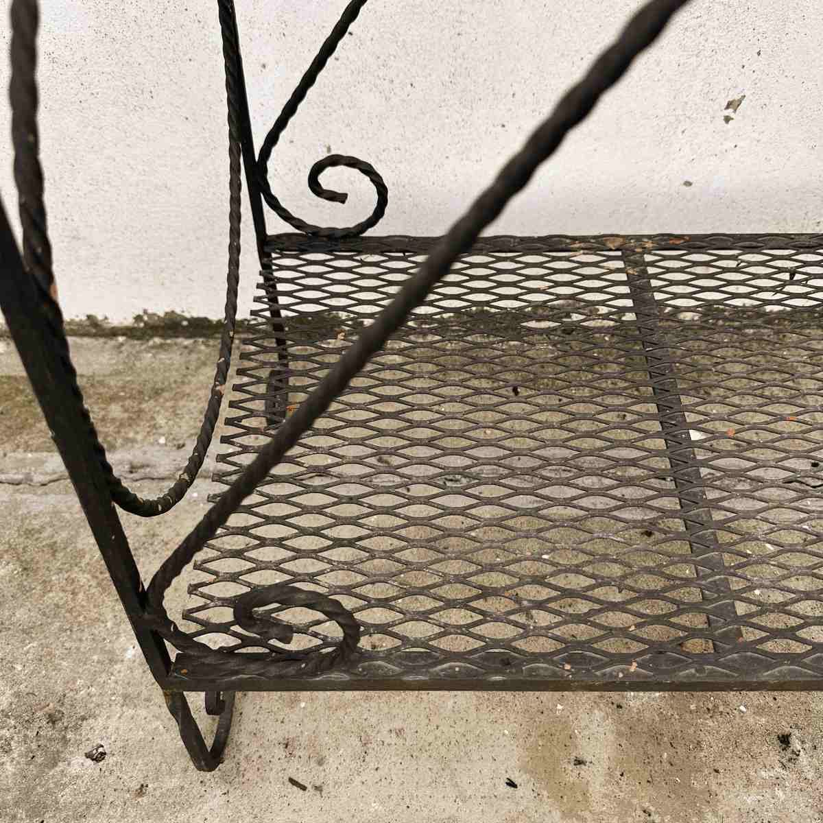 Rustic Design Iron Plant Stand, Ideal For Adding An Elegant Touch To Your Garden. photo for sale