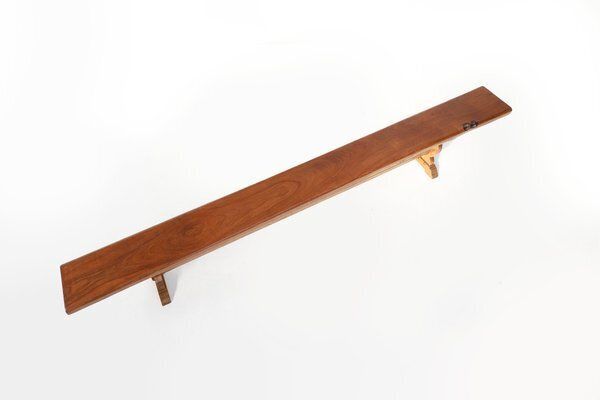 photo vinterior Antique French Long Elm Monastery Bench, 1850