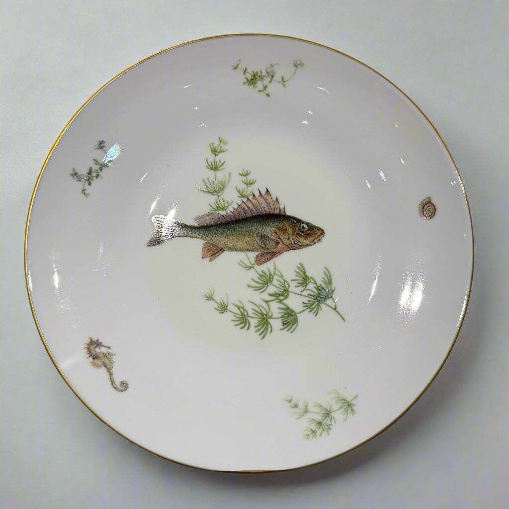 Richard Ginori Quenelle Pattern Seven Piece Fish Service photo 995.0