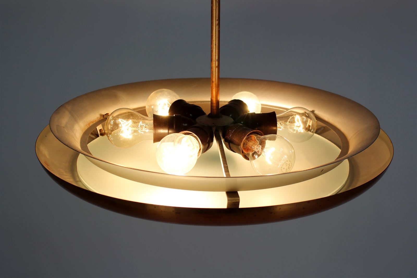 photo vinterior Bauhaus Ufo Pendant Lamp By Josef Hurka For Napako, 1930s