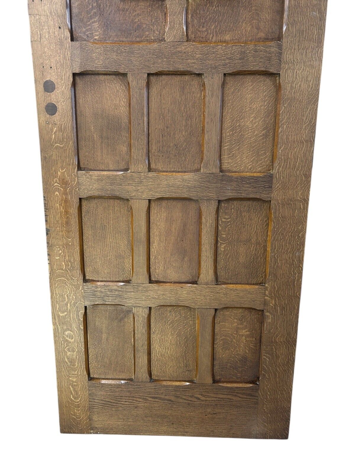 Home Fixtures Solid Oak Front Door Antique Period Reclaimed Old Hardwood Glass Refurbished photo