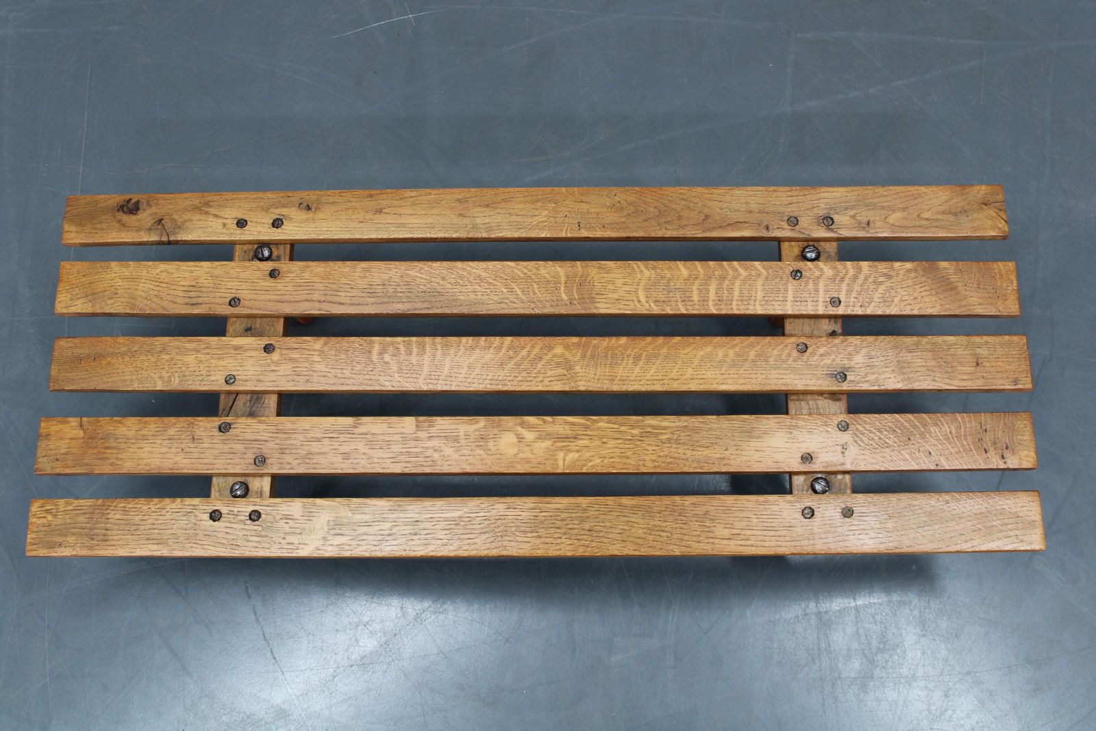 1970s Wooden Flower Pot Bench, Czechoslovakia photo furniture