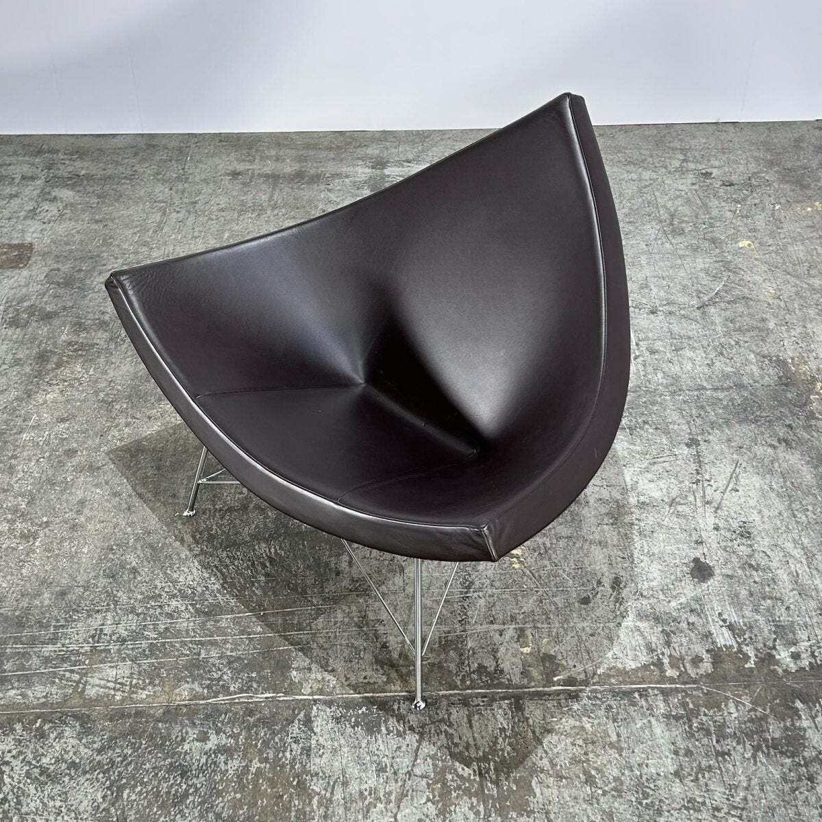 Vitra Coconut Leather Chair By George Nelson photo buy