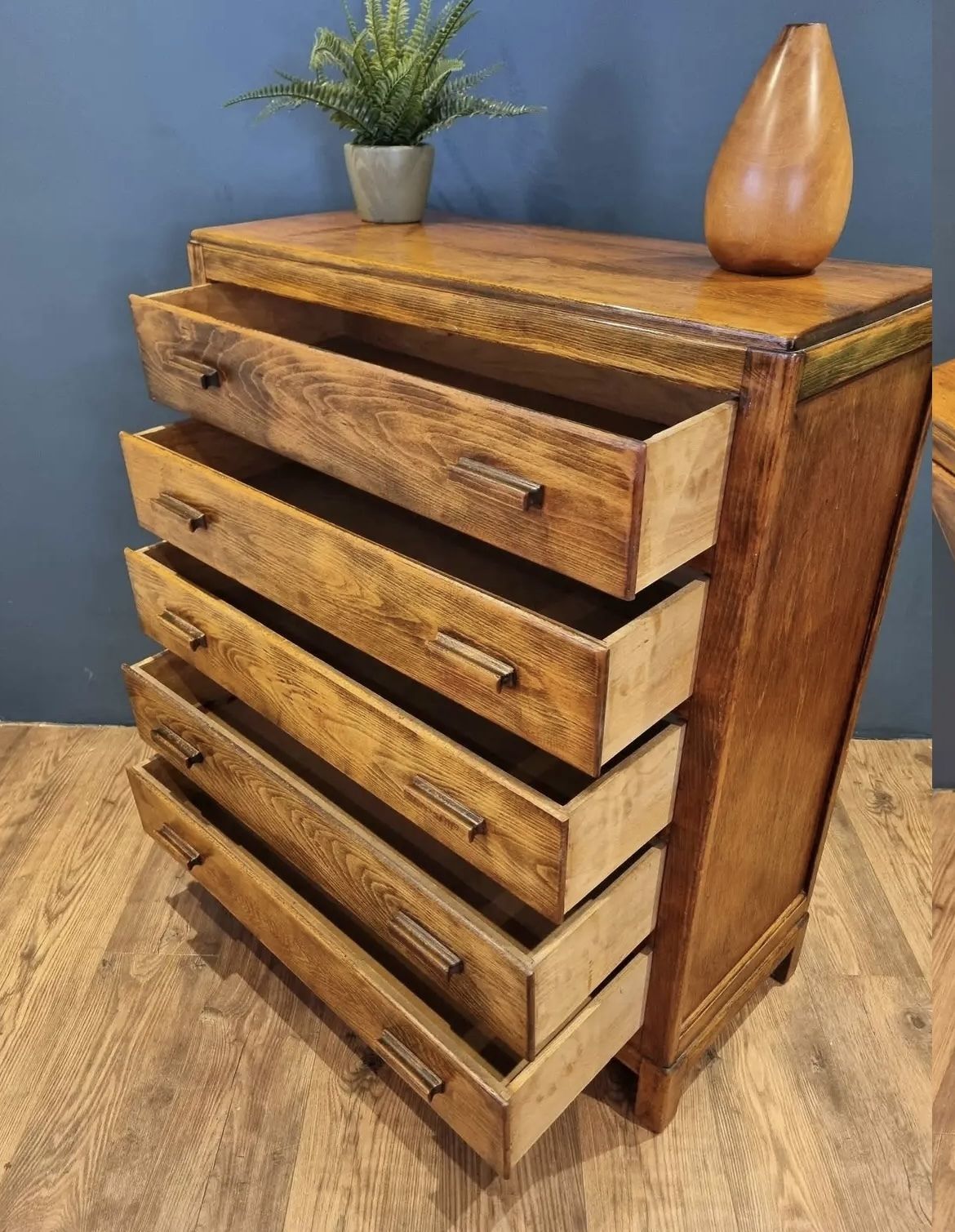 Mid Century Beech Drawers, Mid 20th Century photo vinterior