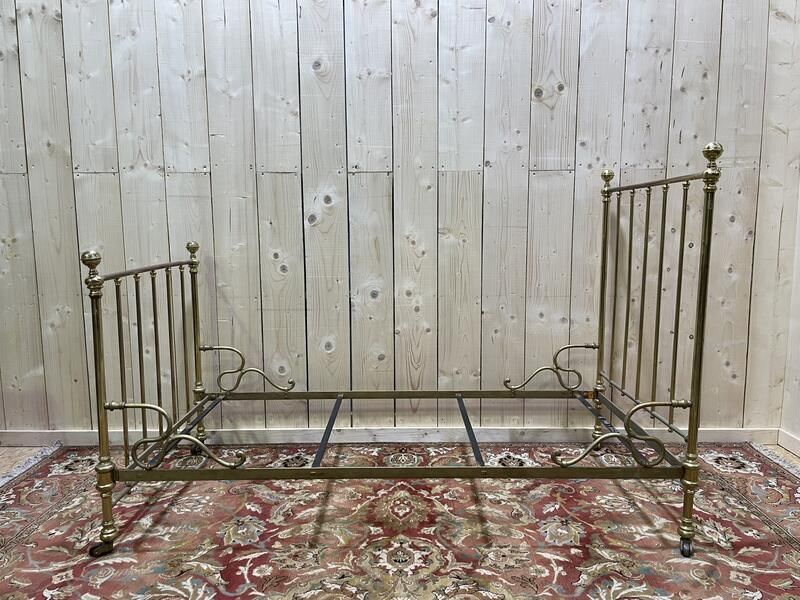 Lit En Laiton 1900, 1900s, Brass