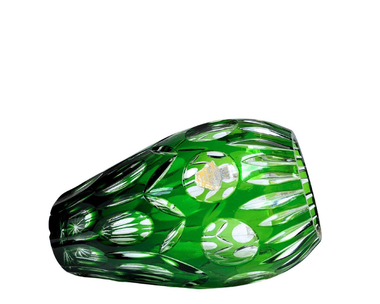 Emerald Green Vase | 1pc | Nachtmann Bamberg | 1960s photo 156.0