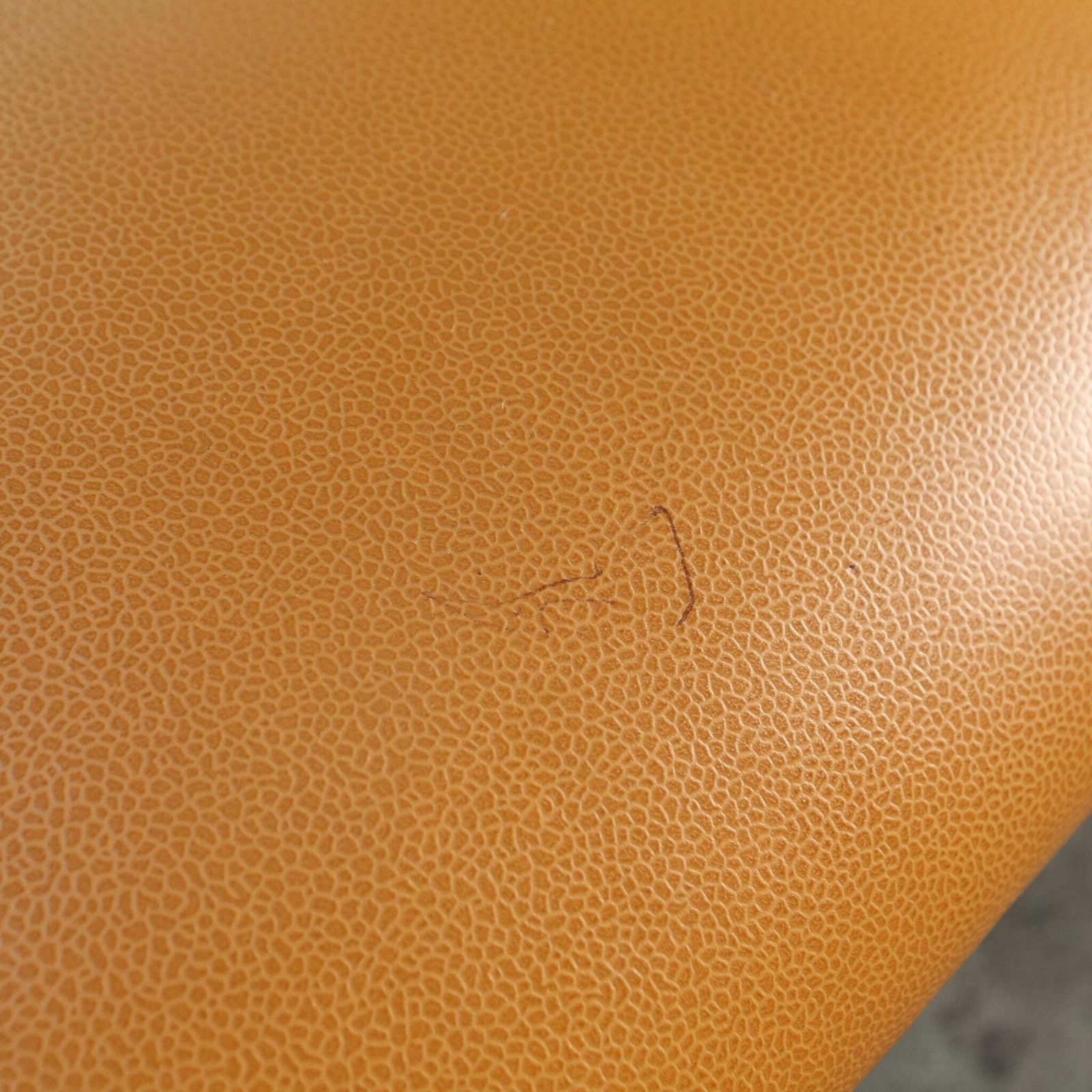 photo vinterior Caramel Brown Leather Chair, Set Of Eight
