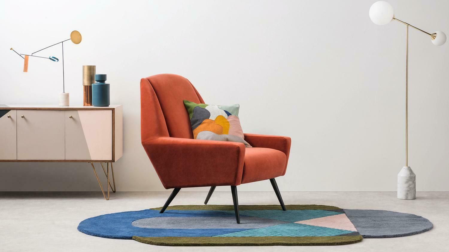 Made Rocco Accent Armchair, 21st Century
