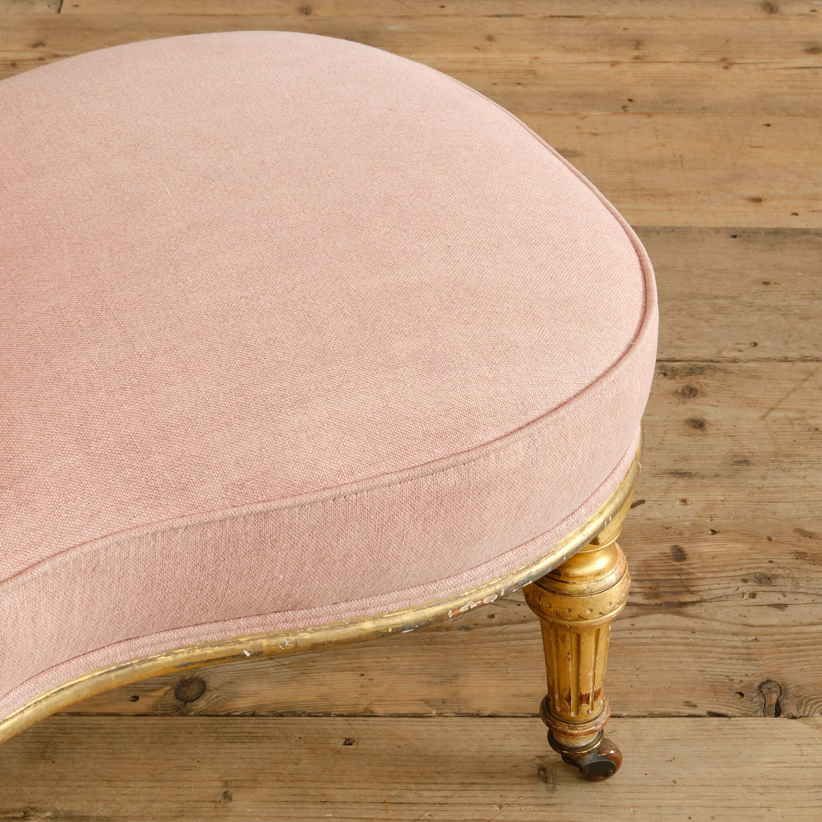 995.0 19th Century Giltwood Slipper Chair Attributed To Lamb Of Manchester photo