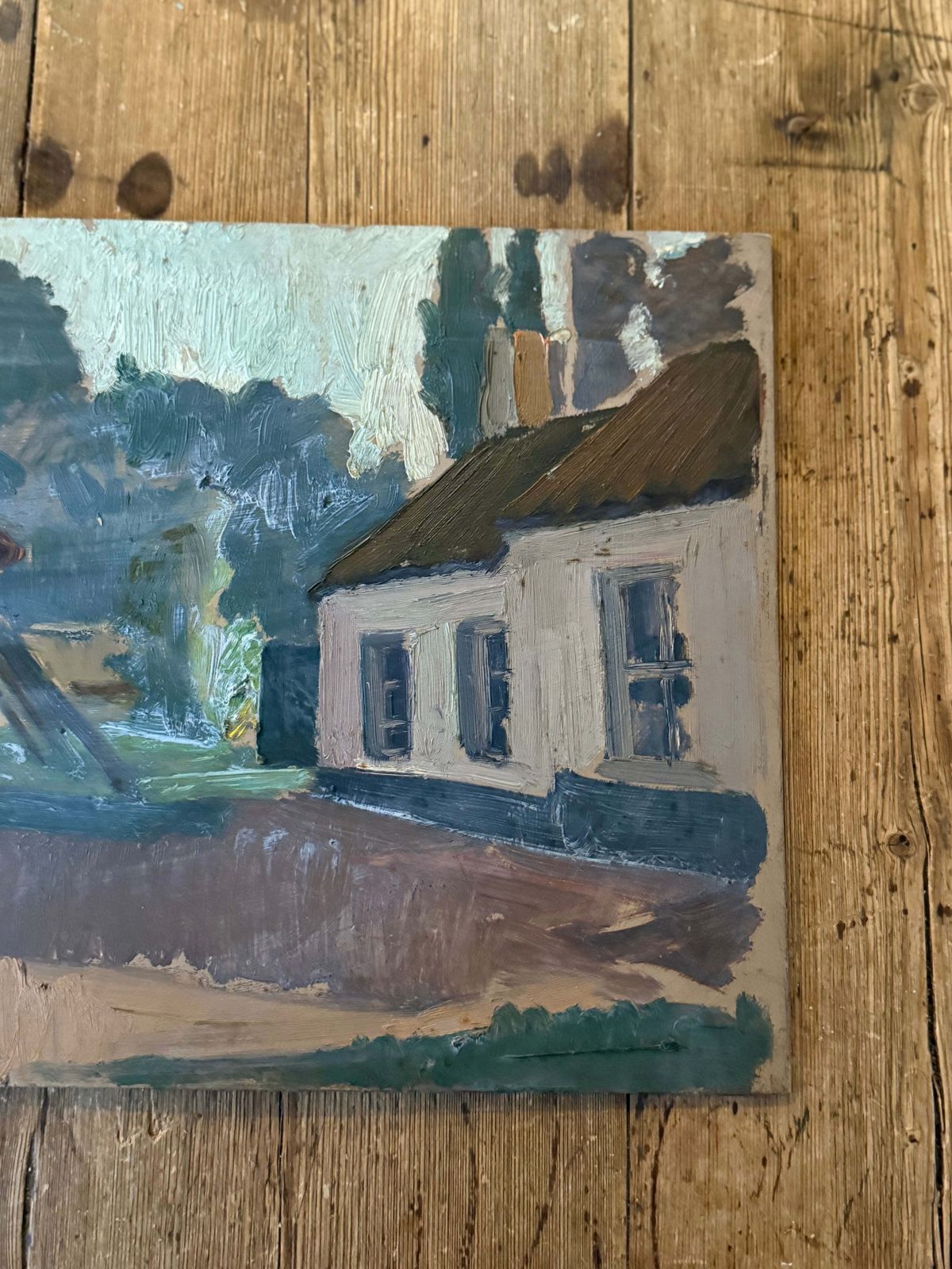 House By The Road, 1950s, Vintage photo for sale