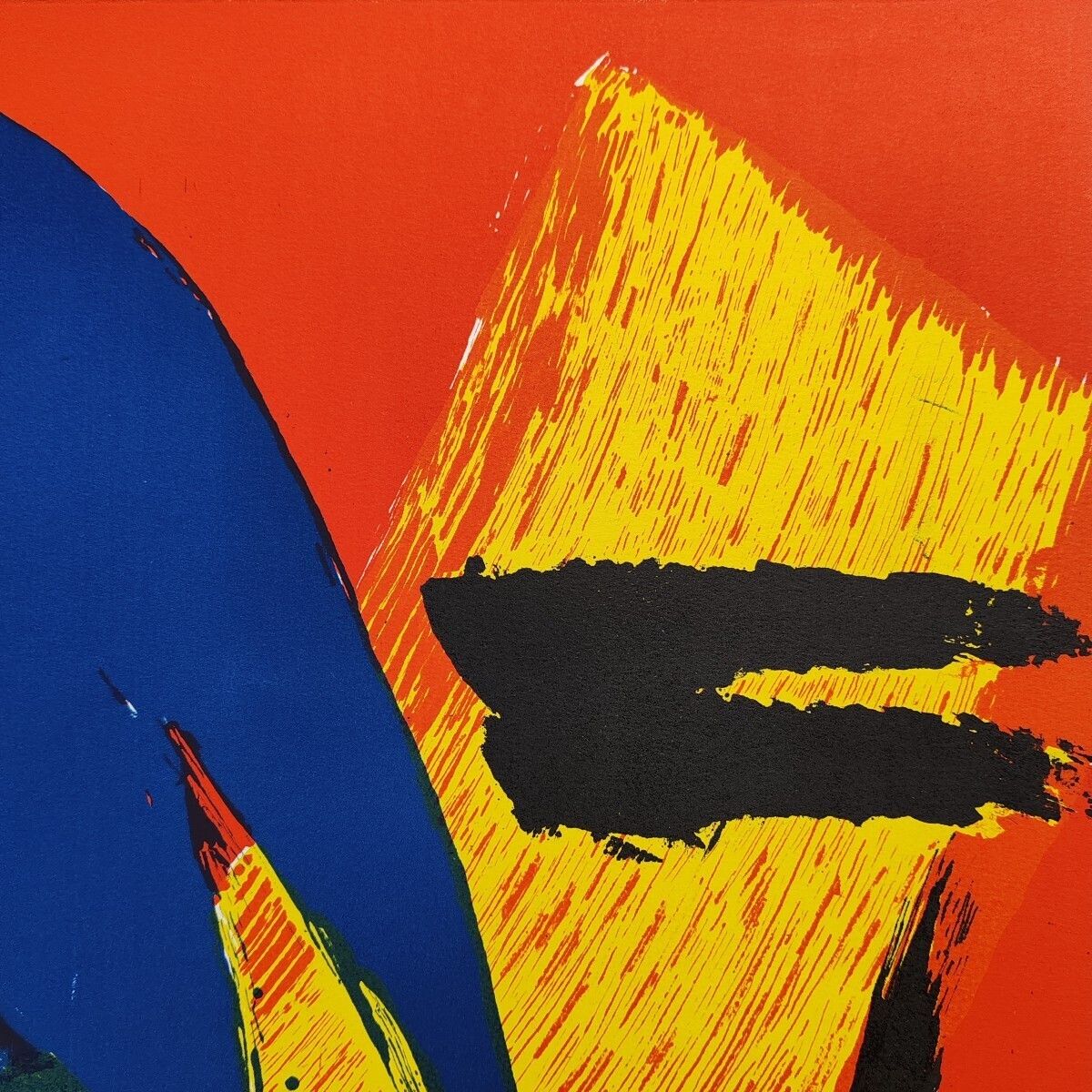 Gérard Schneider (1895 1986) Original Lithograph. photo furniture
