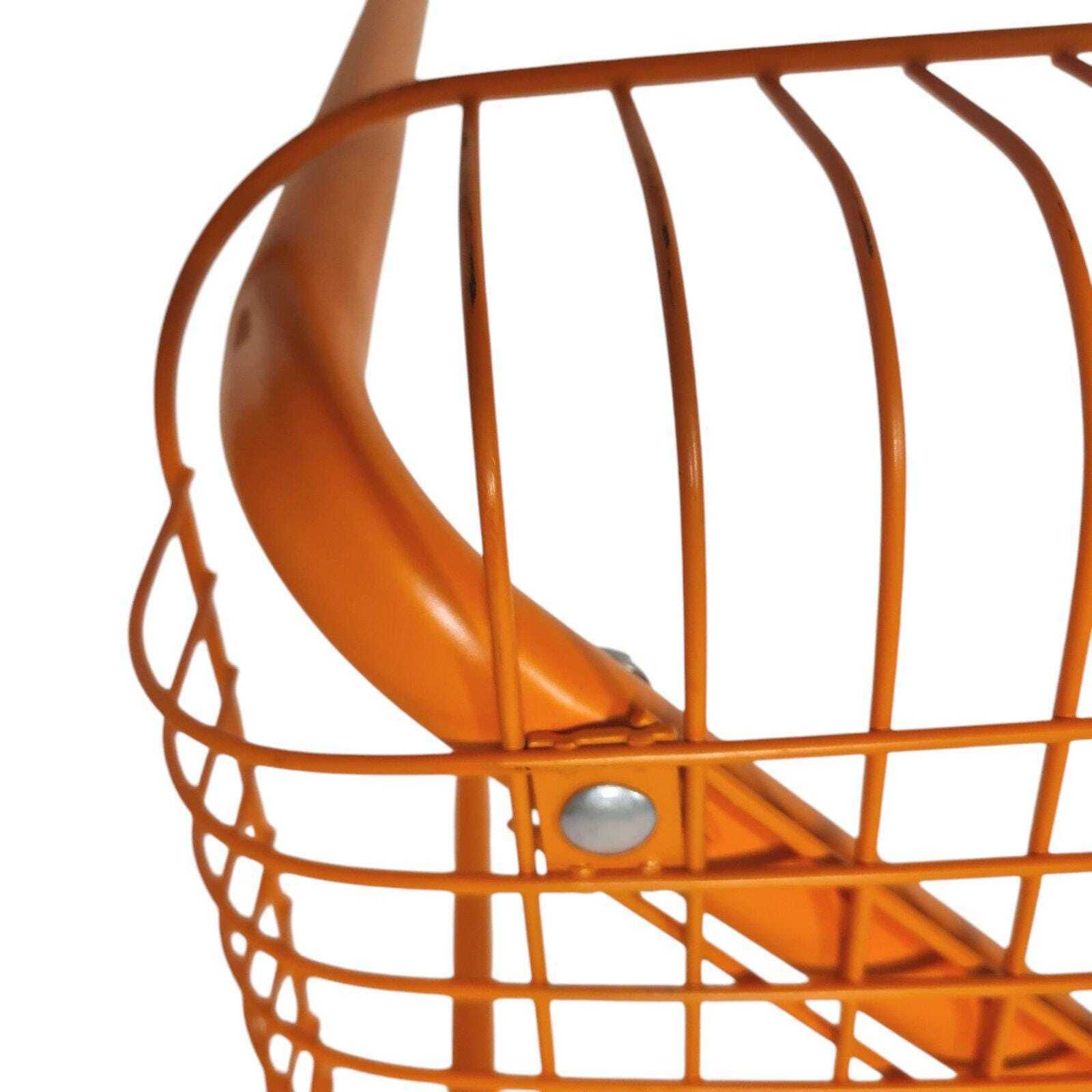Vintage Vasteron Ikea Orange Wire Stool By Inma Bermúdez And Francis Cayouotte photo Furniture