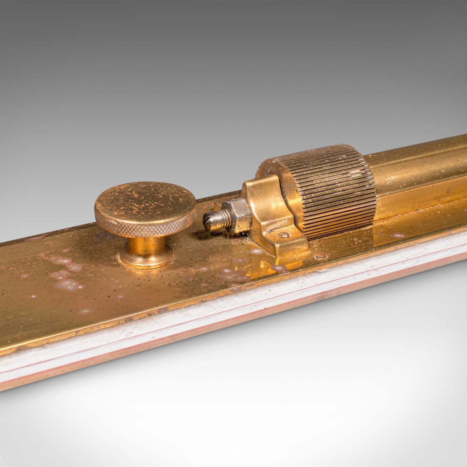 Antique Rolling Ruler, English Cartographer’s Instrument, Architect, Edwardian photo Home Decor