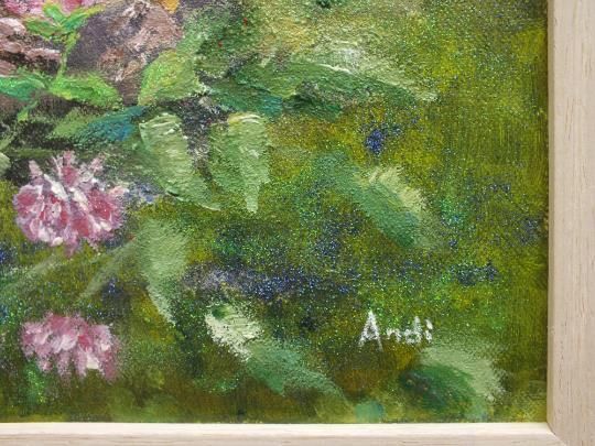 New Original Framed Painting Water Vole  Andi J Lucas  Wildlife Art photo Art