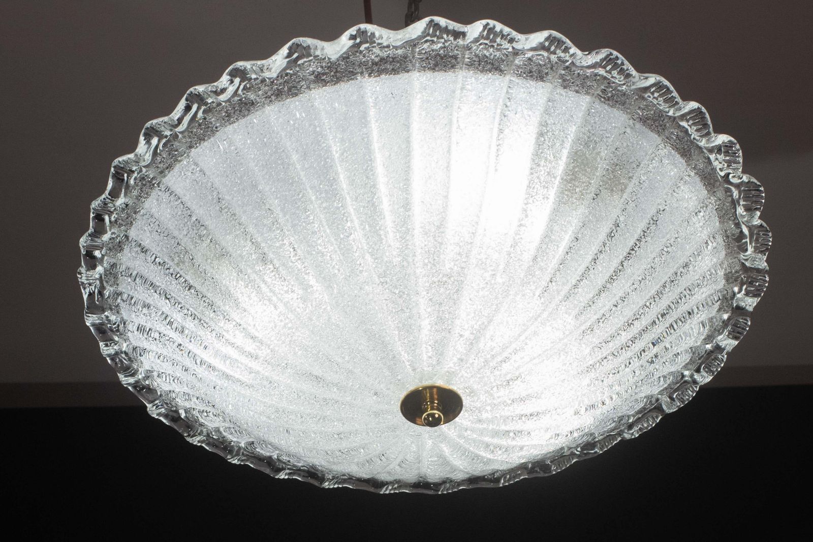 Charming Italian Pink Murano Glass Ceiling Fixture, Murano, 1960 photo for sale