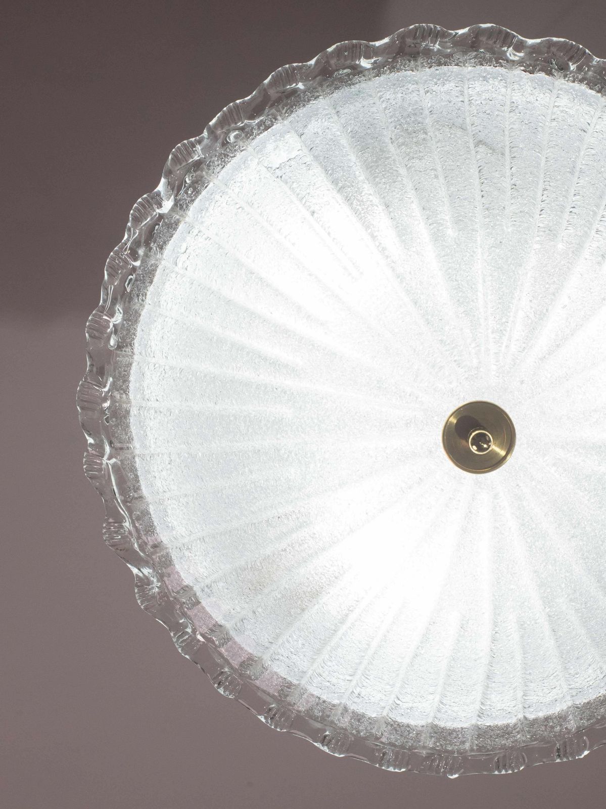 Charming Italian Pink Murano Glass Ceiling Fixture, Murano, 1960 photo vintage