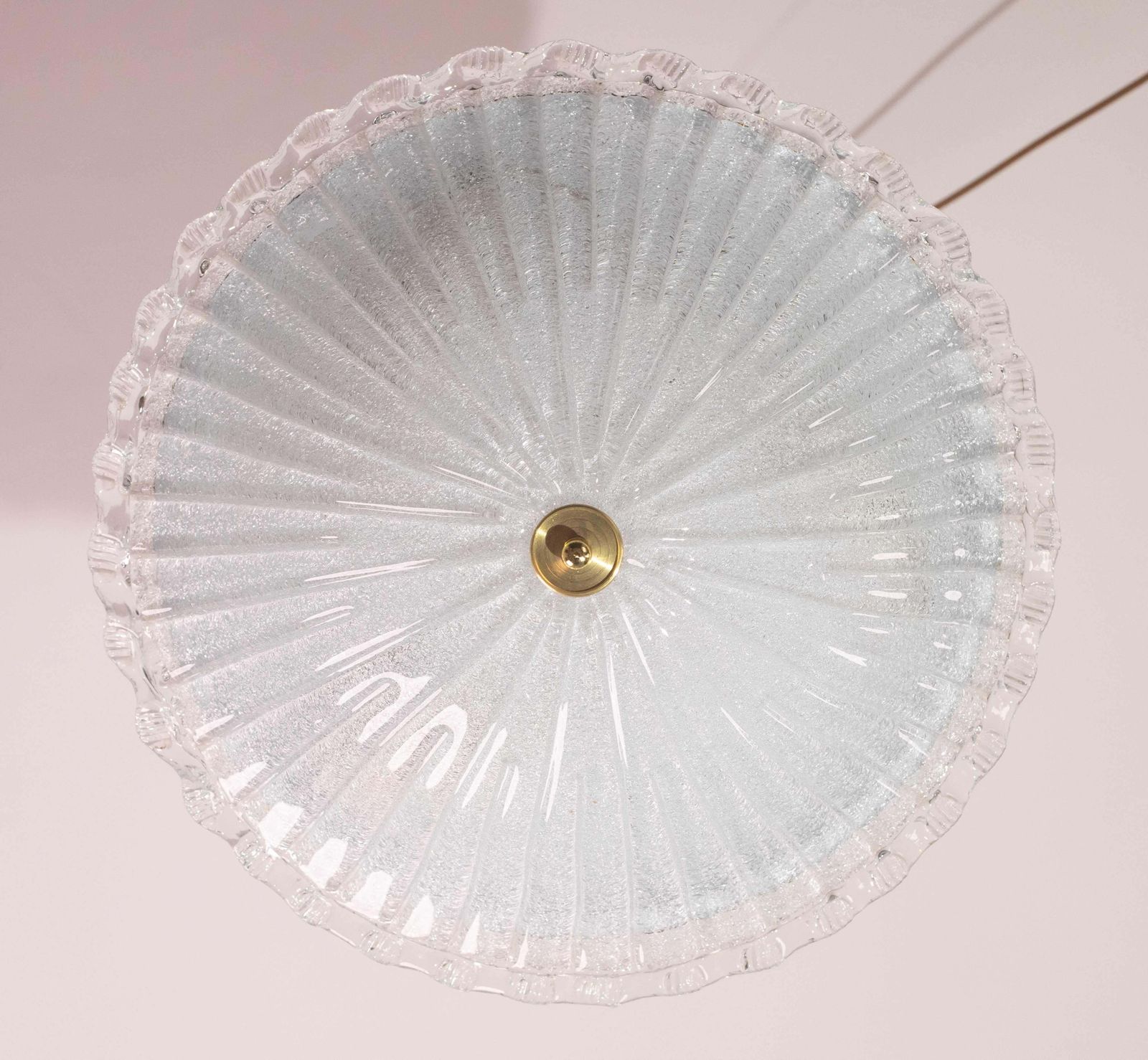 1230.0 Charming Italian Pink Murano Glass Ceiling Fixture, Murano, 1960 photo