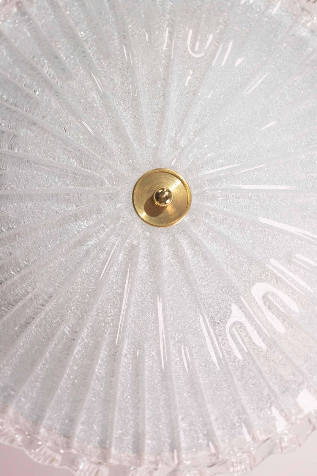 photo vinterior Charming Italian Pink Murano Glass Ceiling Fixture, Murano, 1960