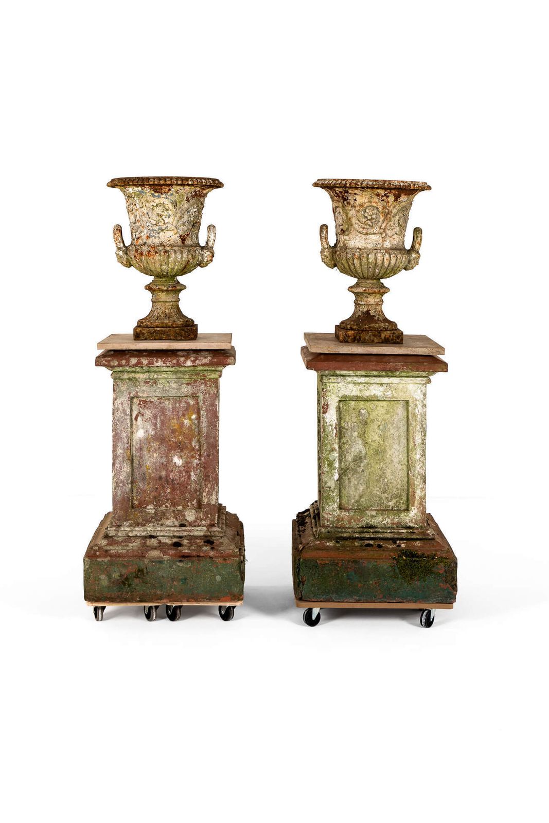Pair Of 19th Century Terracotta Pedestals