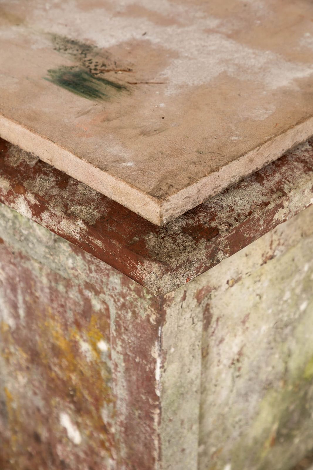 photo buy Pair Of 19th Century Terracotta Pedestals