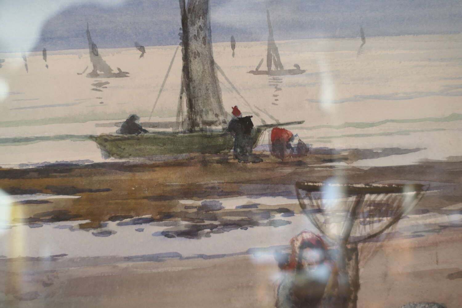 Framed And Glazed Watercolour By H Hadfield Chubley A Large Watercolour Painting By H Had photo 582.0