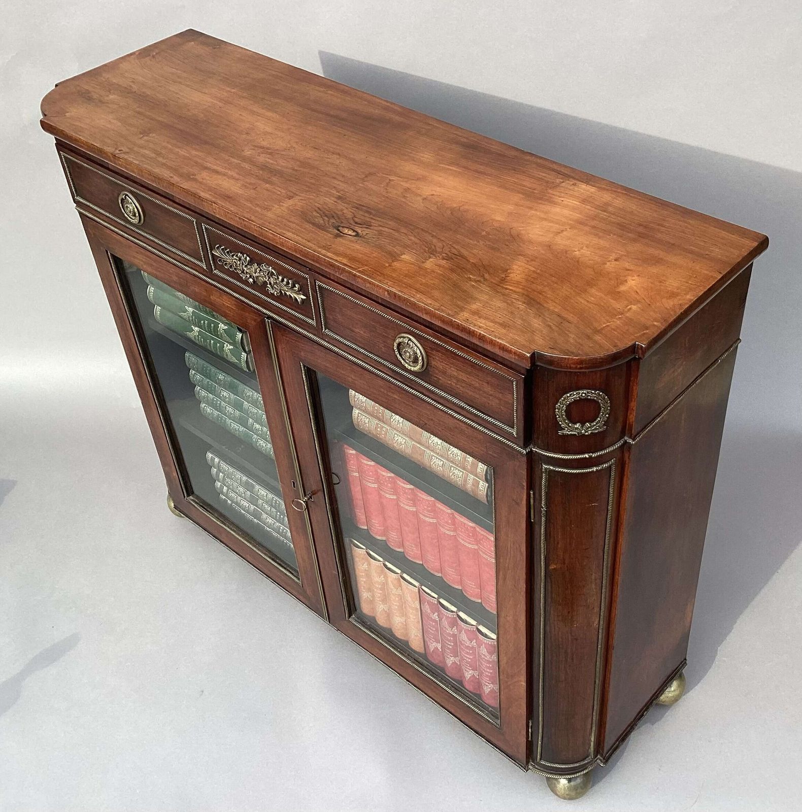 Good Regency Rosewood And Gilt Brass Mounted Side Cabinet photo vinterior