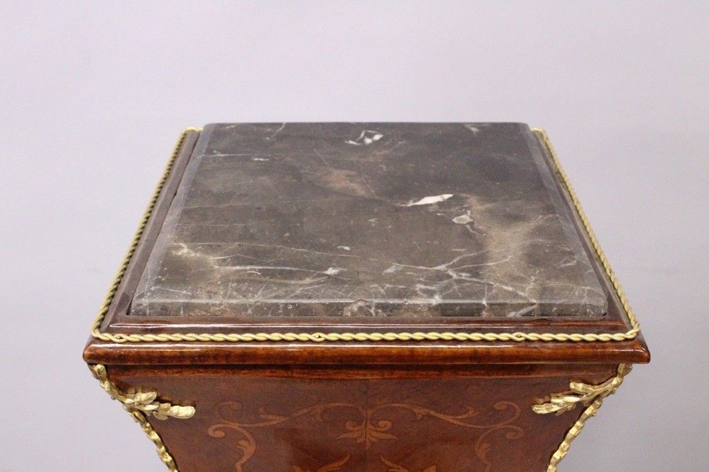 Kingwood Plinths Plant Stand Jardinières Louis XVI Kingwood Pedestals photo for sale