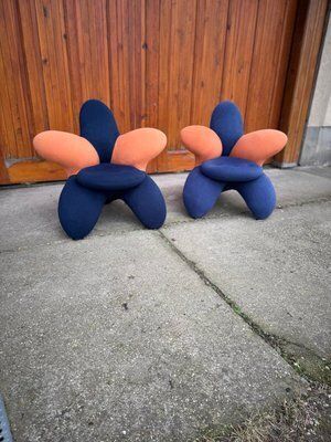 Furniture Lily Chairs In The Style Of Masanori Umeda, 1990s, Set Of 2 photo