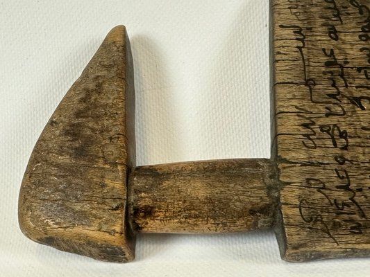 Antique Islam Quranic Writing Board Or Tablet, 19th Century photo vintage