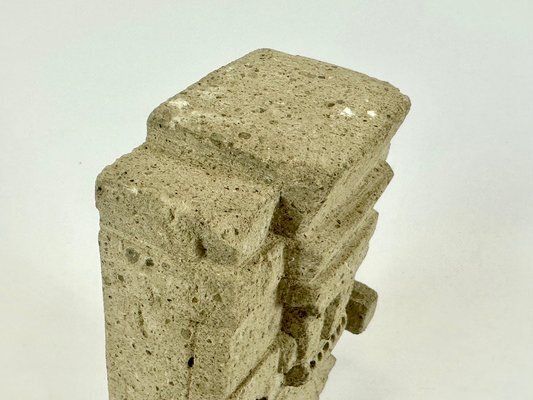 Antique Aztec Rain And Water God Tlaloc Sculpture photo vinterior