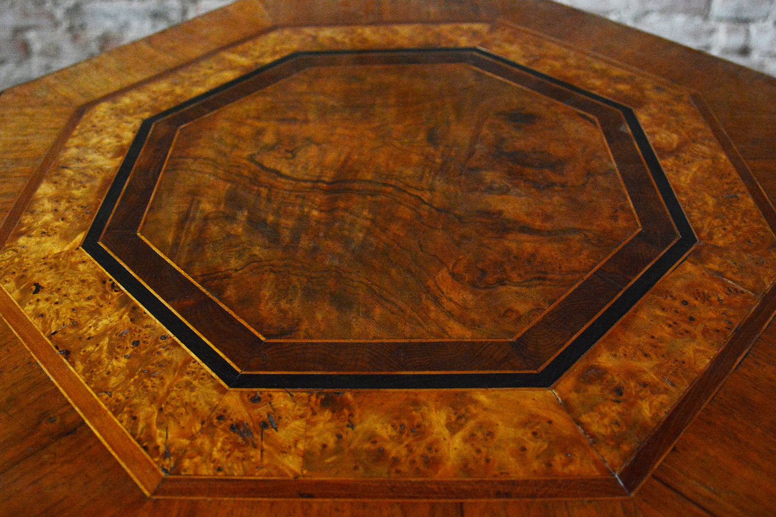Furniture Restored Biedermeier Coffee Table, Cherry, Walnut, Revived Polish, Czech, 1870s photo