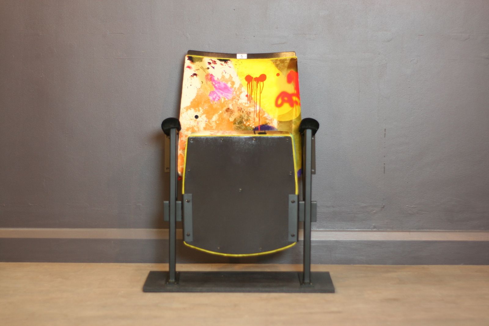 Upcycled Cinema/Theatre Flip Up Seat photo furniture