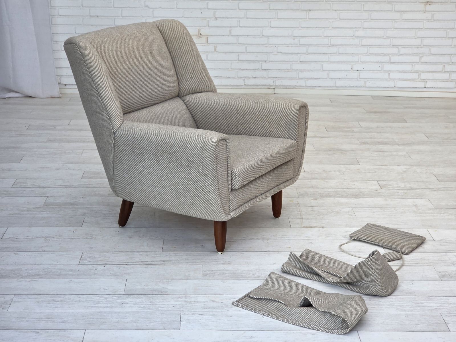Ca. Jaren 1960, Deens Design Van Kurt østervig Voor Rolschau Møbler, Fauteuil Model 61. photo vinterior