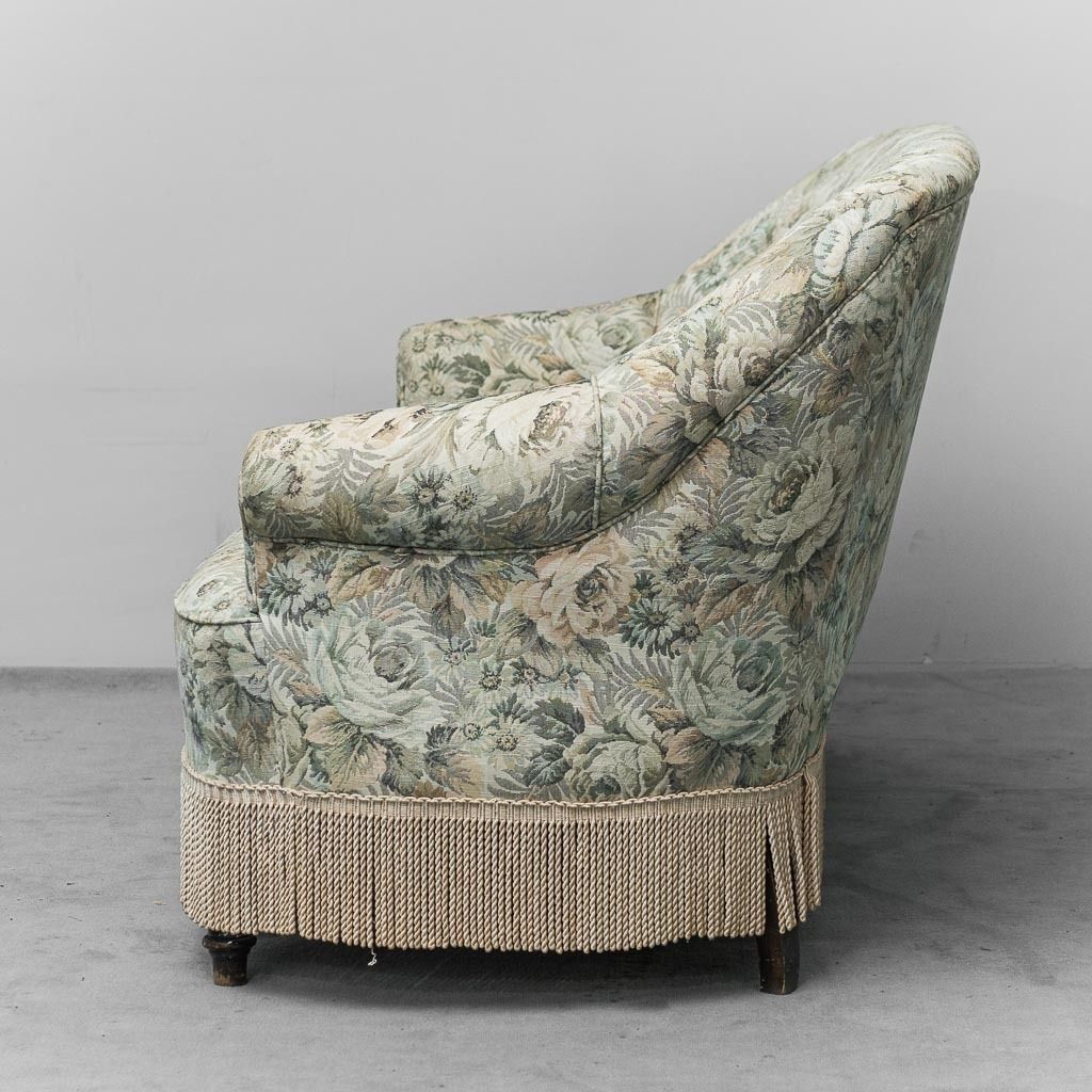 Vintage Sofa With Floral Pattern From The 50s photo buy